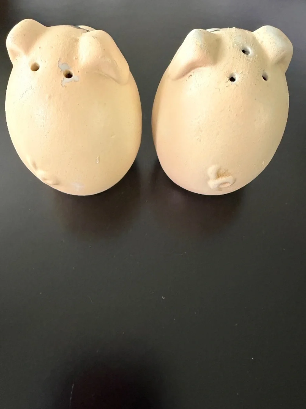 Kitschy Mid-Centruty Retro Novelty Shakers Pink Pig Well Loved